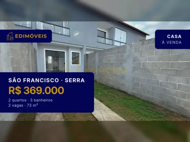 Casa 2 suítes em São Francisco, aproveite a valorização da região