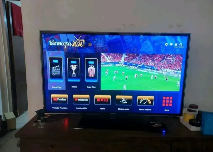 Tv samsung grande 46" smart hub perfeita