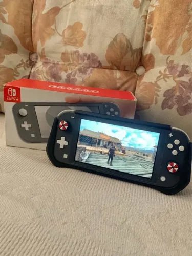 Nintendo Switch Lite Cinza Desbloqueado