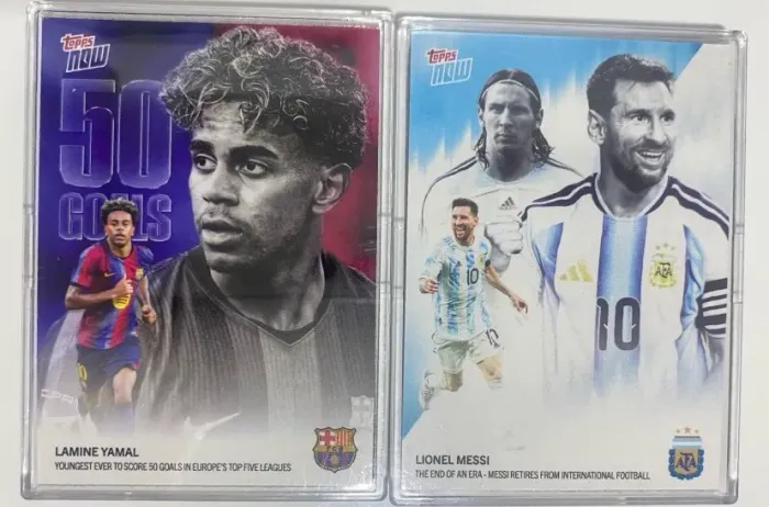 Kit Despedida Messi + Yamal 50 Gols -Topps Now