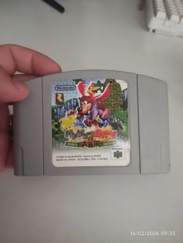 Banjo kazooie, Nintendo 64, japonês 