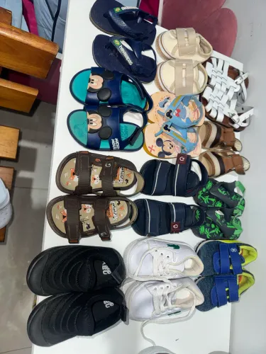 Calçados 13 pares TAM RN á 21