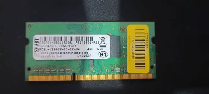 Duas Memórias PC3L - 12800S - 11-12-04 - 4GB
