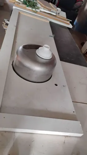 Tampo de pia tampo de MDF  com cuba inox  1,70 x52cm (250,00  cada)