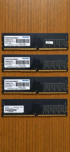 Memória Ram 16GB (4x4) DDR4 2400MHz
