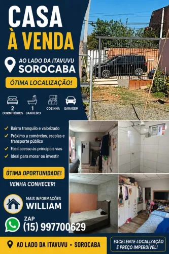 Casa a venda do lado itavuvu 