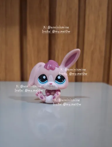 Littlest Pet Shop Original Coelhinha Rosa #1935 brinquedo colecionável
