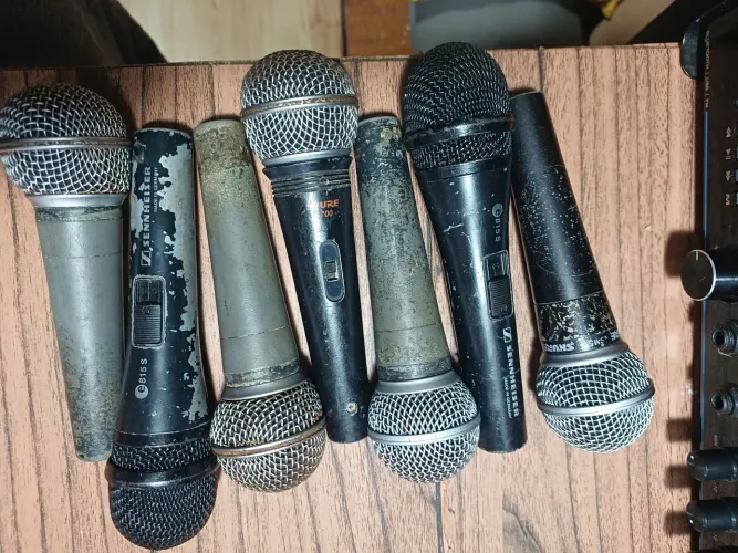 Kit de microfone (Sm58, Sennheiser) 