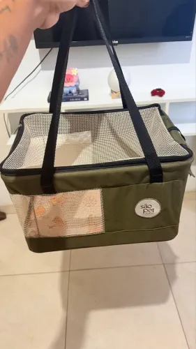 BOLSA DE TRANSPORTE PARA GATO E CACHORRO!
