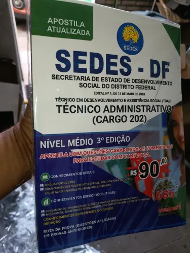 Apostilas SEDES DF 2026