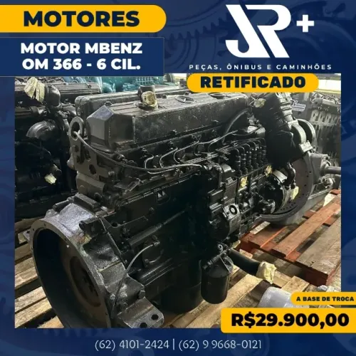 Motor Mercedes-Benz OM 366 - 6 Cilindros Retificado