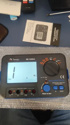 Megômetro Digital Minipa MI-1000A | Testador de Isolação | Novo