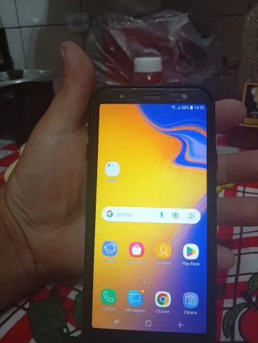 Samsung Galaxy J4+ Dual SIM 32 GB preto 2 GB RAM ACOMPANHA CARREGADOR -PELICULA E CAPINHA