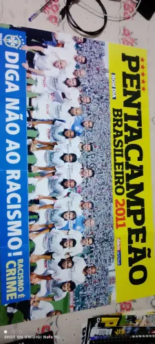 Pôster Gigante Corinthians Pentacampeão Brasil 2011 + Especil Heróis da Conquista