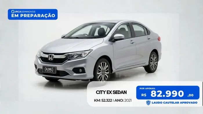 Honda City Sedan EX 1.5 Flex 16V 4P Aut. 2021
