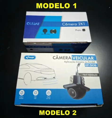 2 MODELOS: Câmera De Ré Veicular Colorida Tartaruga ou Câmera Ré Borboleta Colorida