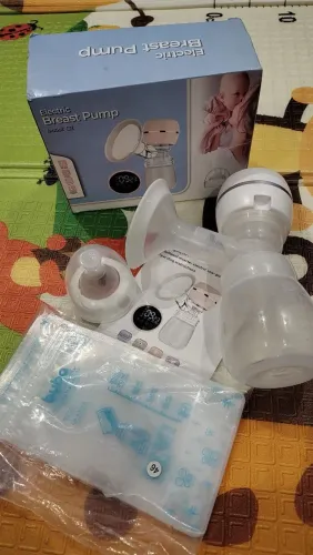 Extrator/bombinha elétrica de tirar leite materno completo