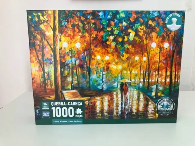 Quebra-cabeça Toyster Leonid Afremov Som da Chuva - 1000 Peças