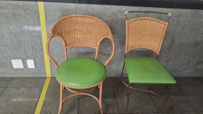 2 Cadeiras em Ferro para Varanda ou Jardim 
