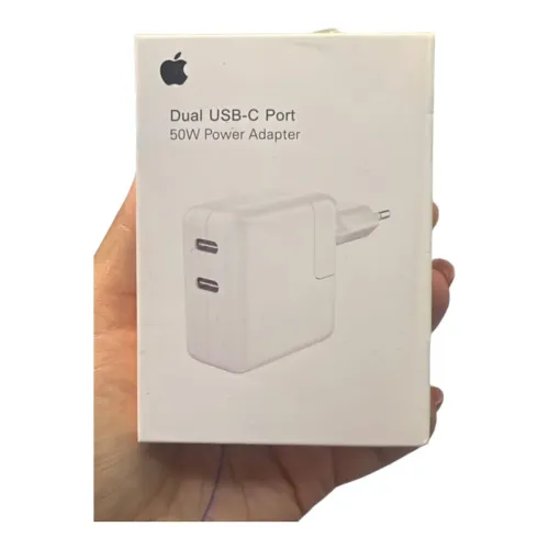 CARREGADOR FONTE 50W DUPLO IPHONE APPLE