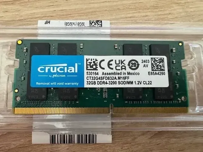 Memória ram 32gb notebook ddr4