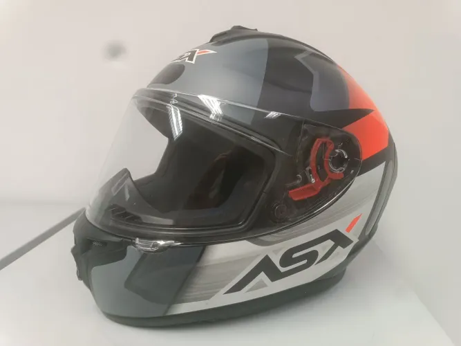Capacete ASX Draken Striker - Praticamente Novo!