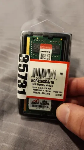 Memória DDR4 16GB para notebook Kingston Kcp426sd8/16