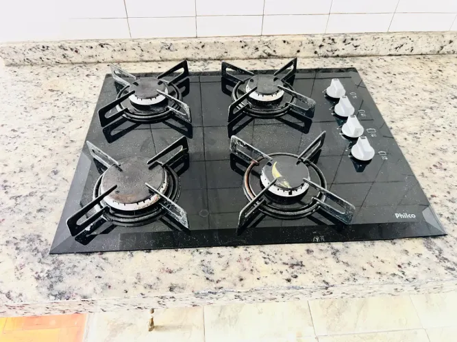 Fogão Cooktop 4 Bocas Philco em ótimo estado - Funcionando perfeitamente