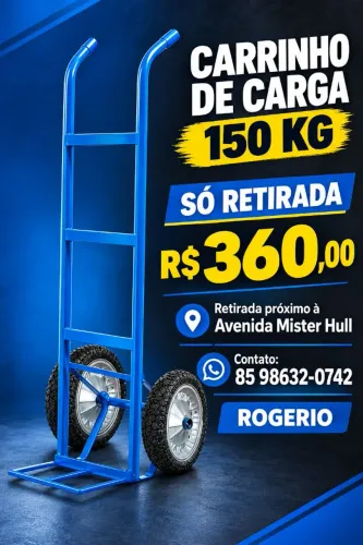 CARRINHO DE CARGA 150K,LEIA DESCRIÇÃO