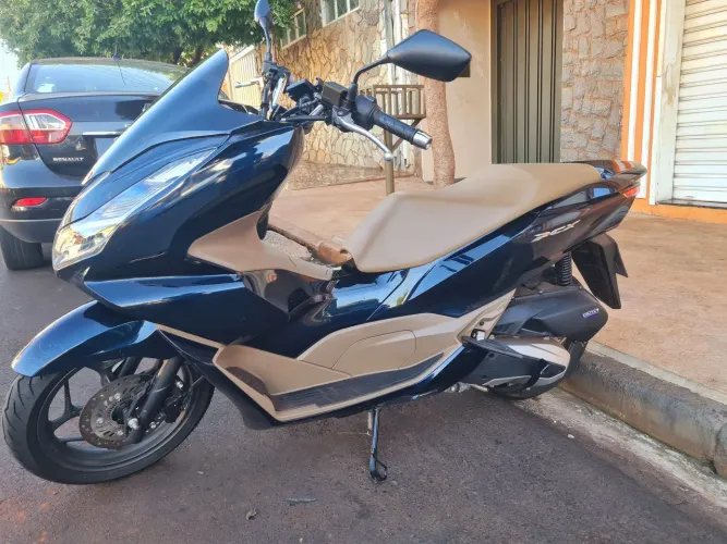 Honda PCX 160 DLX ABS 2025 - Azul Escuro Perolizado | Apenas 513 km