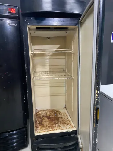 Vendo freezer vertical Fricon preto, GELANDO NORMALMENTE.