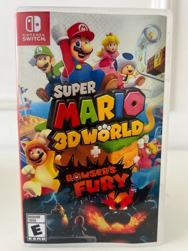 Mário world + bowsers fury Nintendo Switch