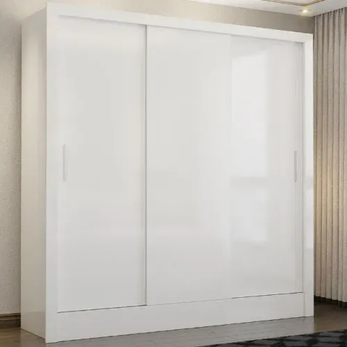 Guarda Roupa Casal Fortaleza 3 Portas Novo
