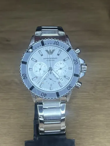 Relógio de Pulso Armani Prata em Aço