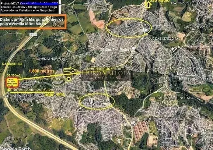 Área à venda, 36330 m² por R$ 15.000.000,00 - Mombaça - Itapecerica da Serra/SP
