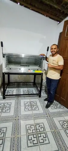 FORNO INDÚSTRIAL A GÁS INOX ROMA FIRI 1.10 CM VENÂNCIO