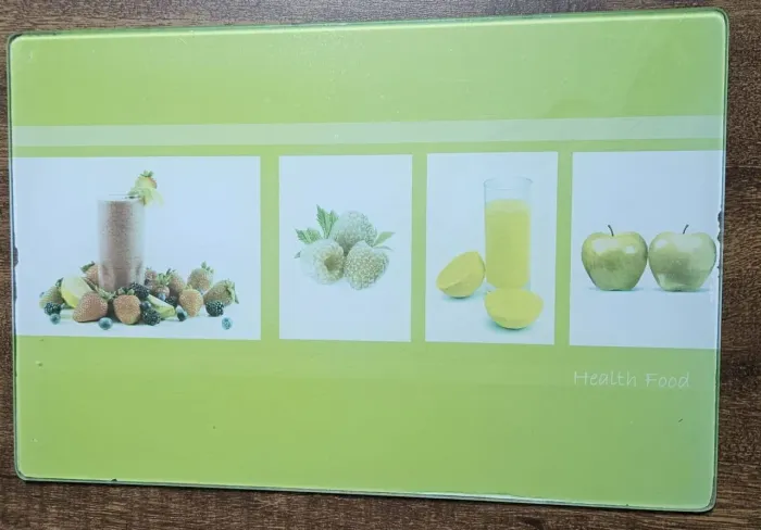 Tábua de vidro para cortar carnes 20cmx30cm