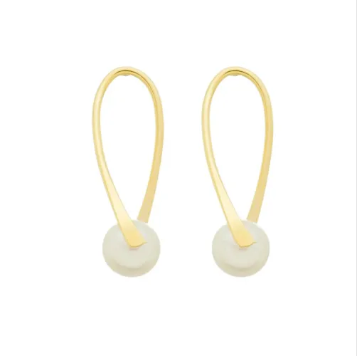 BRINCO PÊNDULO PÉROLA 8MM - 0527638