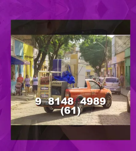 Frete rápido e seguro! Contato: 61?9?9418?9891 - W1G2 para sua mudança!