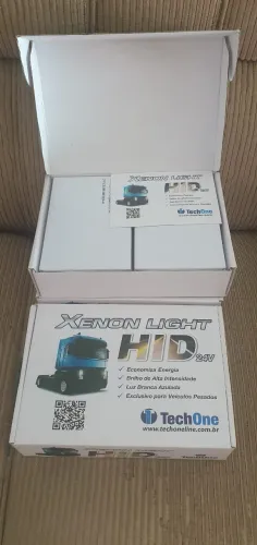 Kit Xenon 24v H1 H3 8000k 35w Tech One Caminhões Onibus