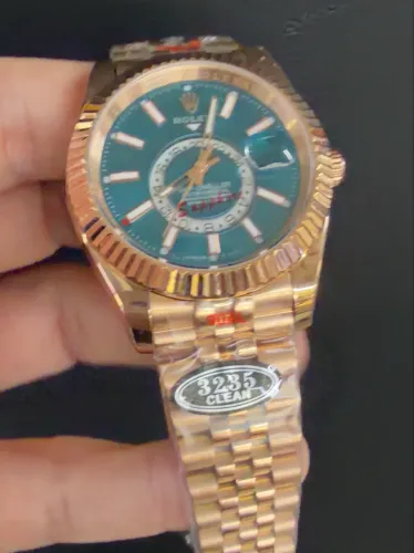 Relogio Rolex - Sky Dweler - Dourado - Prem AAA+