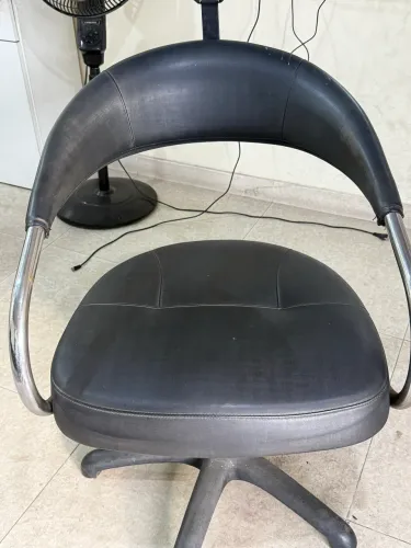 Cadeira de barbearia e salão de beleza