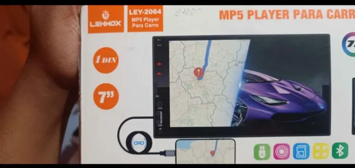 MP5 PLAYER PARA CARRO 1 DIN 
