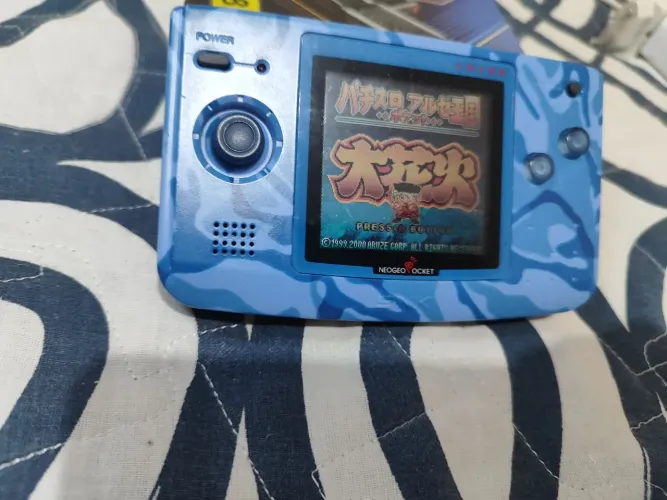 Neo Geo Pocket Color Azul (Leia a descrição)