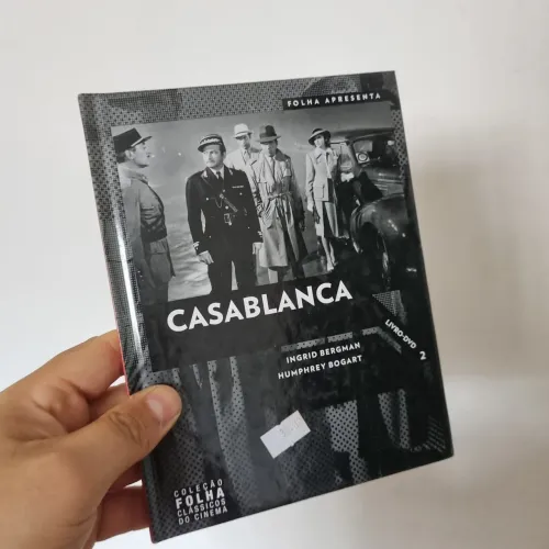 Casa Blanca DVD CLÁSSICOS DO CINEMA FOLHABDE SÃO PAULO