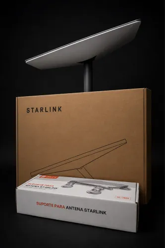Kit Starlink Mini + Suporte + Cabo