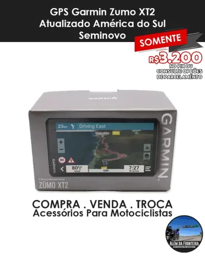 GPS Garmin Zumo XT2 Atualizado para América do Sul