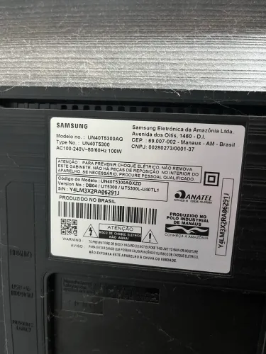 TV Samsung 5 Series Samsung DISPLAY QUEBRADO (vendo as peças)