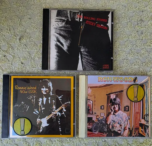 1 Álbum Rolling Stones e 2 Ronnie Wood 