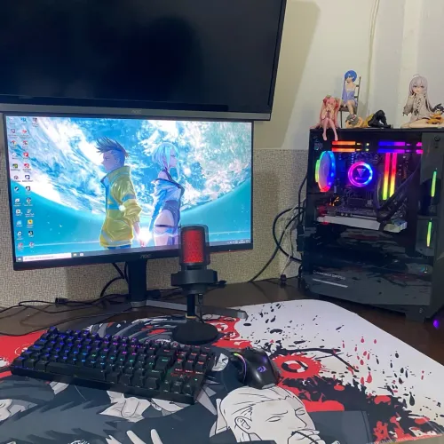Monitor Gamer Aoc Com Tela De 25 240hz E Resolução Full Hd Preto